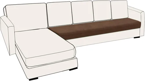 Miniatura 51 de UNBBRRL Fundas de cojín de asiento para sofá, elásticas, funda de cojín individual para sofá, fundas de cojín para sofá, fundas de héroe protegen