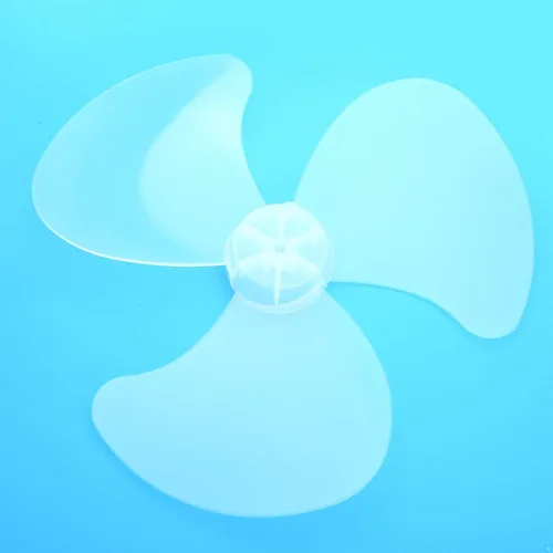 Miniatura 3 de Reemplazo de la hoja del ventilador de plástico para ventilador de pie ventilador de mesa accesorios generales con cubierta de tuerca negro A 10