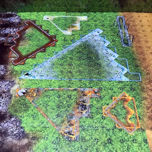 Miniatura 7 de Arcknight Plantillas de efectos de hechizos para Pathfinder 2E; 21 marcadores para hechizos AOE con referencia; fichas de condición, pulido e