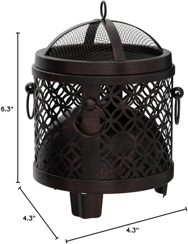 Miniatura 9 de Calentador eléctrico de cera 4 en 1 para chimenea, moneda de cobre vintage, sin llama, para cubos de cera perfumada y aceite de fragancia