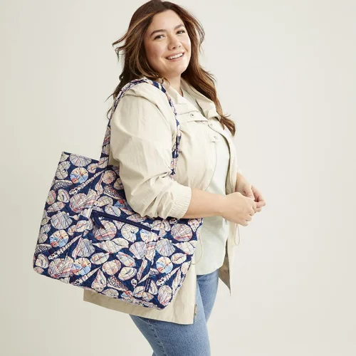 Miniatura 4 de Bolso tote Vera de algodón para mujer