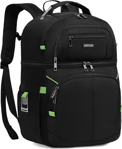 Miniatura 9 de Mochila enfriadora aislada, bolsa enfriadora a prueba de fugas de doble cubierta, mochila enfriadora aislada para almuerzo para hombres y mujeres