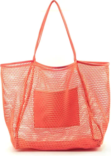 Miniatura 10 de Bolso de hombro para mujer Hoxis de malla, para la playa