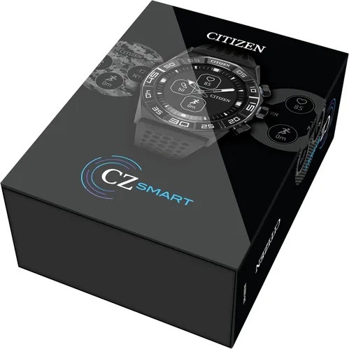 Miniatura 5 de Citizen CZ Smart Hybrid Smartwatch de acero inoxidable de 1.732in, seguimiento continuo de frecuencia cardíaca, actividad física, aplicación