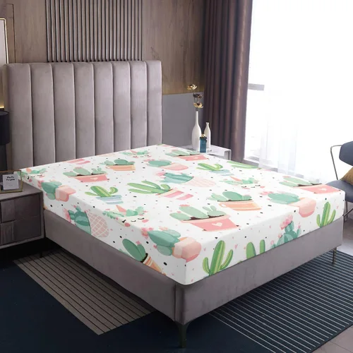 Miniatura 7 de Feelyou - Juego de sábanas con diseño de árbol de la vida, sábana bajera ajustable con ramas de temática natural, juego de ropa de cama, flores