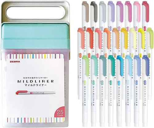Miniatura 7 de Zebra Mildliner WKT7-25C - Resaltador de 25