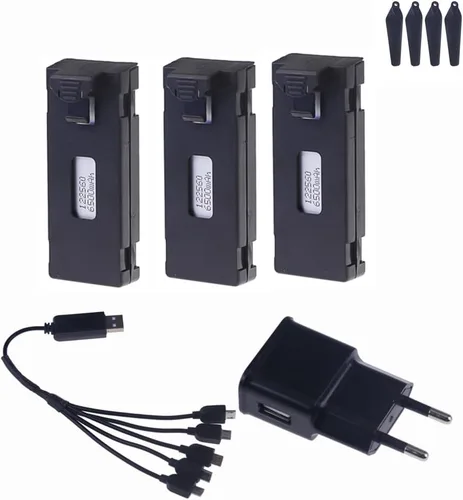 Miniatura 10 de RC Drone Battery for E88 E99 E88PRO E525 E99PRO, K3 3.7V 6500Mah Quadcopter Helicopter Mini Drone Battery(1pcs 6500mah e88)