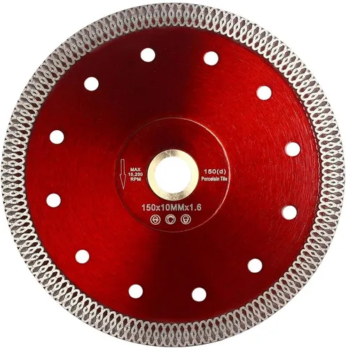 Miniatura 10 de 2 piezas/lote Hoja de sierra para azulejos de 7" Hoja de sierra de diamante súper delgada para azulejos de porcelana y piedra