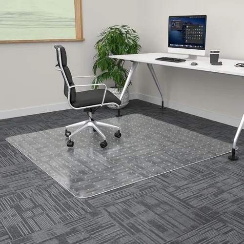 Miniatura 26 de 100pointONE Tapete para silla de oficina para suelos de madera dura, tapete para silla de computadora de fácil deslizamiento, protector de suelo