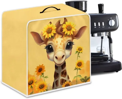 Miniatura 71 de DISNIMO Cubierta antipolvo para cafetera de mariposa azul, fundas para máquina de hacer café de cocina con mango superior, cubierta