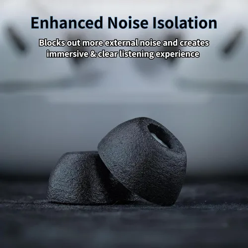 Miniatura 5 de Comply TrueGrip MAX Almohadillas de repuesto premium de espuma viscoelástica para Apple AirPods Pro Gen 3 Comodidad duradera, durabilidad MAX