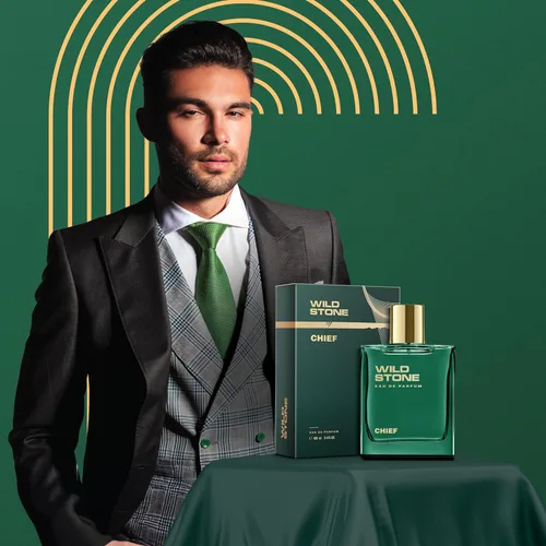 Miniatura 2 de Wild Stone Chief Eau De Parfum 3.38oz, 3.4 fl oz Perfume EDP de lujo para hombres Fragancia intensa de larga duración 100% aroma líquido
