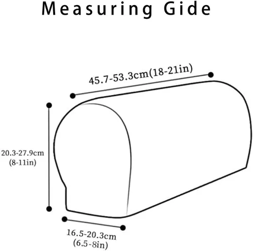 Miniatura 6 de RCFINE 2 fundas antideslizantes para reposabrazos de sofá, fundas elásticas para sillón, protector elástico para el hogar, oficina, sillón Gris claro