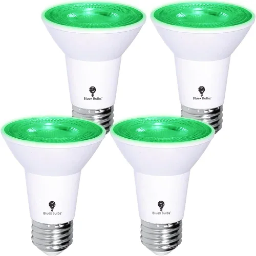 Miniatura 13 de Bluex Bombillas 4 unidades PAR20 LED de luz negra, 10 W (equivalente a 100 W) E26, nivel de foco de luz negra 385-400 nm, para pintura corporal