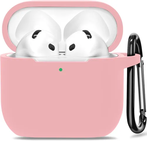 Miniatura 14 de Funda para AirPods 4, funda de silicona compatible con Apple AirPods de 4ª generación, color rojo