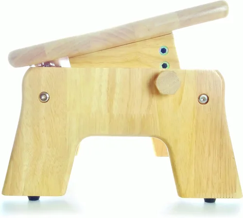 Miniatura 4 de My Brest Friend Taburete de lactancia ajustable para mayor comodidad, madera