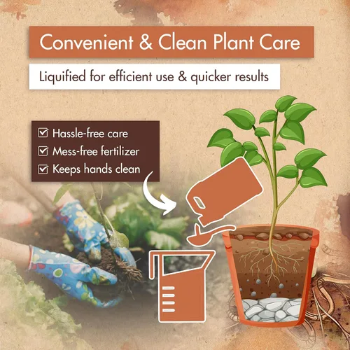Miniatura 4 de Fundición de gusanos para plantas, fertilizante orgánico para fundición de lombrices de tierra, Bokashi Booster, té de gusano hecho de gusanos