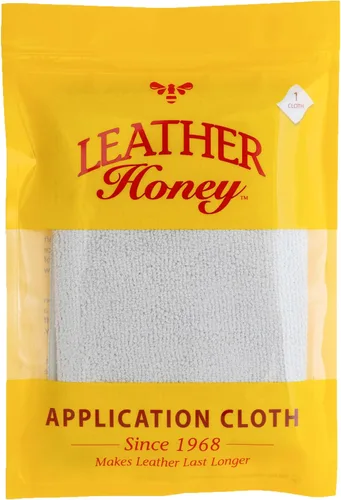 Paño de aplicación de cuero que no genera pelusa - perfecto para utilizar con los mejores productos acondicionadores de cuero, desde 1968 -
