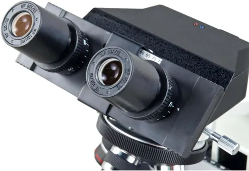 Miniatura 4 de Omax binocular digital con luz LED con cámara de 3 MP integrada 40 x -2000 X. Microscopio compuesto con aceite de doble capa mecánico etapa