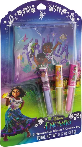 Miniatura 2 de Centric Brands Encanto Diecut - Juego de 3 brillos labiales con bolsa