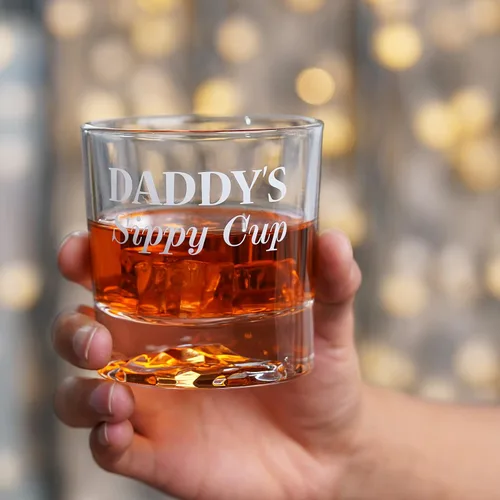 Miniatura 5 de PONPUR Regalos para papá, hombres, Navidad, vaso de whisky para papá, divertido regalo de cumpleaños para papá, ideas de regalos de hija, hijo
