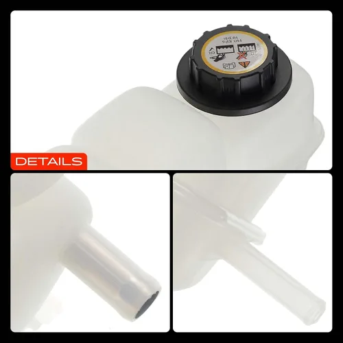 Miniatura 9 de A-Premium Tanque de expansión de refrigerante con tapa de repuesto para Ford Excursion F-250 F-350 F450 F-550 Super Duty 1999-2004 Delantero