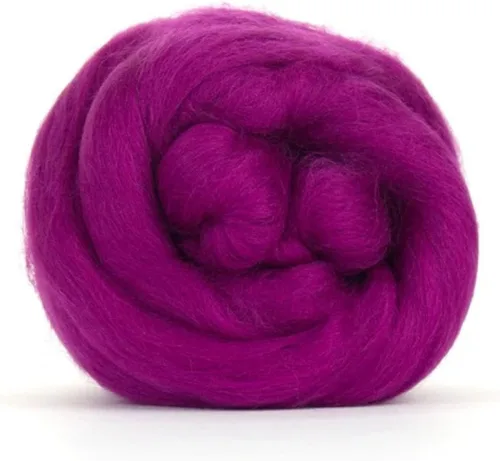Miniatura 30 de Revolution Fibers Lana Merino para hilar Lana superior peinada Premium 22 micrones, perfecta para proyectos de fieltro, hilado, colgantes
