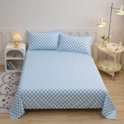 Miniatura 18 de KAREVER Juego de sábanas de mármol negro, juego de ropa de cama de 4 piezas con diseño geométrico de mármol, 1 sábana bajera, 1 sábana encimera