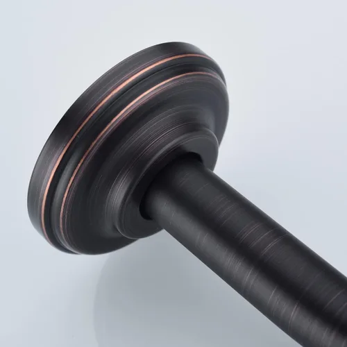Miniatura 3 de Brazo de ducha angular con brida ORB de 15 cm de acero inoxidable, brazo de extensión montado en la pared para cabezal de ducha superior, bronce Oil