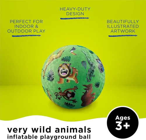 Miniatura 2 de Crocodile Creek Pelota de Patio de Juegos – Pelota de goma duradera para niños de 3 años en adelante – Pelota inflable que rebota para kickball
