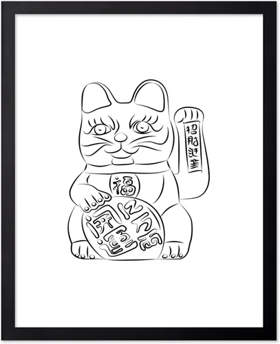 Miniatura 10 de Poster Master Póster de peonías – Estampado de flores retro – Ilustración floral – Ilustración en blanco y negro – Diseño de línea y abstracto