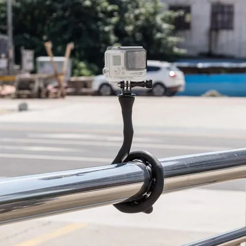 Miniatura 5 de Soporte de silicona flexible con ventosa para teléfono móvil de 3 a 6 pulgadas, color negro 2019.
