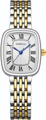 Miniatura 10 de CRRJU Relojes para mujer, reloj de pulsera analógico de cuarzo analógico a la moda, relojes elegantes simples para mujer