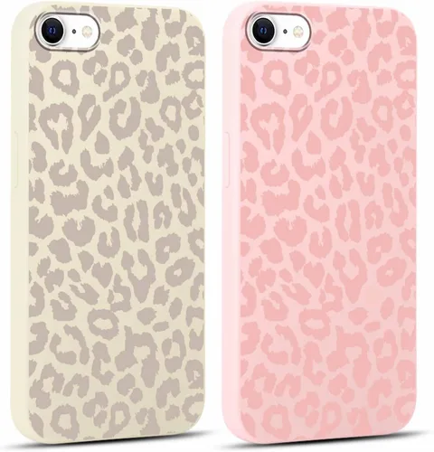 Miniatura 50 de Paquete de 2 Fundas de Teléfono Bonitas con Estampado de Guepardo para Apple iPhone 13 Pro Max de 6.7 Pulgadas, Fundas de Diseño