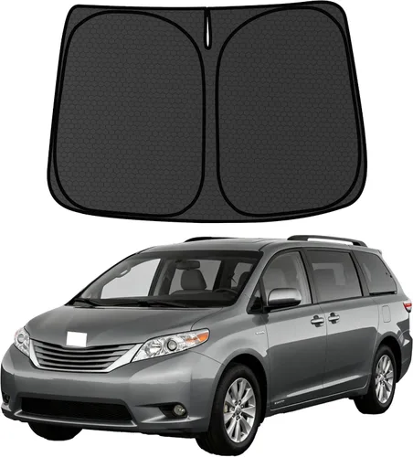 Miniatura 9 de Civic - Parasol para parabrisas Honda Civic 2022-2024 2025 (no para Honda 2022 Sport), visera frontal gruesa plegable 1:1, mantiene tu automóvil más