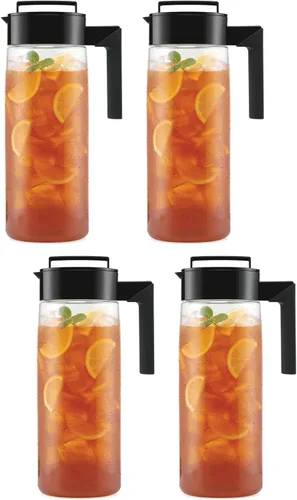 Miniatura 9 de Takeya Jarra hermética – Jarra hermética de uso diario para té helado y más – Jarra transparente con tapa – Esencial de cocina ligero – Utensilios