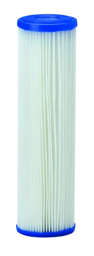 Pentair Pentek R50 Filtro de agua de sedimentos, 10 pulgadas, cartucho de filtro de poliéster plisado debajo del fregadero, 10 x 2.5 pulgadas, 50