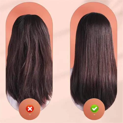 Miniatura 4 de Mini rizador de doble propósito, mini alisador de pelo y rizador 2 en 1, fuente de alimentación USB, rizador de viaje, alisador de pelo portátil