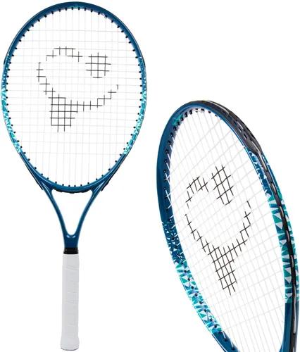 Miniatura 12 de Raqueta de tenis para niños con videos de entrenamiento – Raqueta de tenis juvenil de aluminio con mango de neopreno para niños de 5 a 12 años – Boys