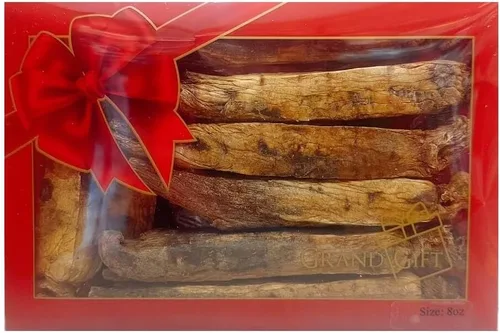 Miniatura 5 de New Green Nutrition Raíz seca de ginseng rojo Panax, 6 años de grado premium (raíz de 8 onzas)