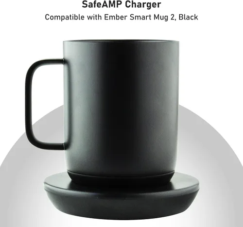 Miniatura 3 de SafeAMP Cargador puede usarse con Ember Smart Mug 2 (negro)