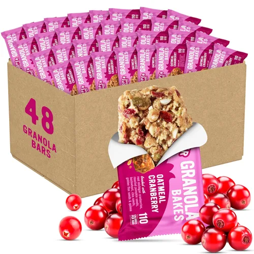 Miniatura 12 de Cooper Street Granola Bakes Manzana y Canela – Barras de granola masticables suaves horneadas – 48 unidades – Barras de granos y semillas seguras