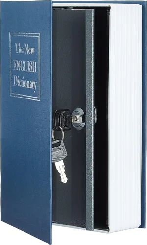 Miniatura 2 de Amazon Basics Caja fuerte para libros, caja de ahorro de dinero, ahorro de dinero, caja secreta de metal oculta, ocultación de dinero, cerradura