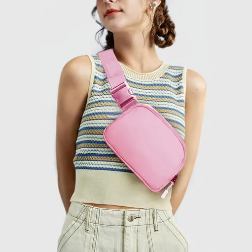 Miniatura 54 de Riñonera, bolsa para cinturón, correa ajustable ajustable de 40 pulgadas, para mujeres y hombres