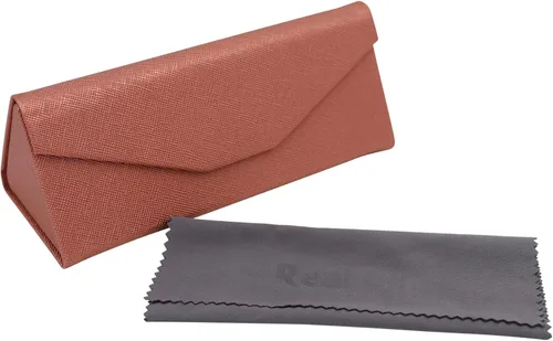 Miniatura 168 de Real Sic Funda para lentes de sol para hombres y mujeres, soporte magnético plegable para lentes de sol, inspirado en el color sólido