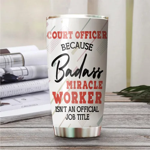Miniatura 2 de Miracle Worker - Vaso de acero inoxidable de 20 onzas, regalos divertidos a granel para oficina, mujeres, hombres, amigos de trabajo, compañeros