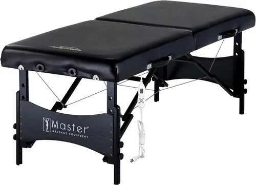 Miniatura 2 de Mesa de masaje portátil Galaxy Therma Top Master de 30" Pacakge Beauty Bed Built Black