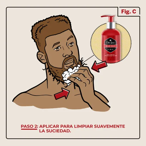 Miniatura 5 de Old Spice, Jabón de barba, champú para hombres, 7.6 fl oz