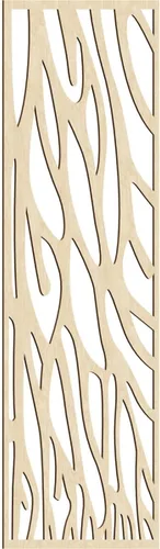 Miniatura 114 de 9 3/8"W x 24 3/8"H x 1/4"T Bristol Decorativos Paneles de Pared de Madera Calado, Cereza