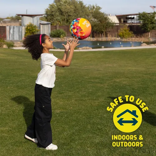 Miniatura 3 de Float-A-Ball - Paquete de 2 bolas flotantes ajustables para niños, juguete reutilizable para exteriores y piscina con globos adicionales, juego